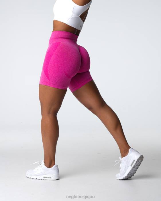0LFV327 fuchsia aptitude NVGTN femmes short contour sans coutures