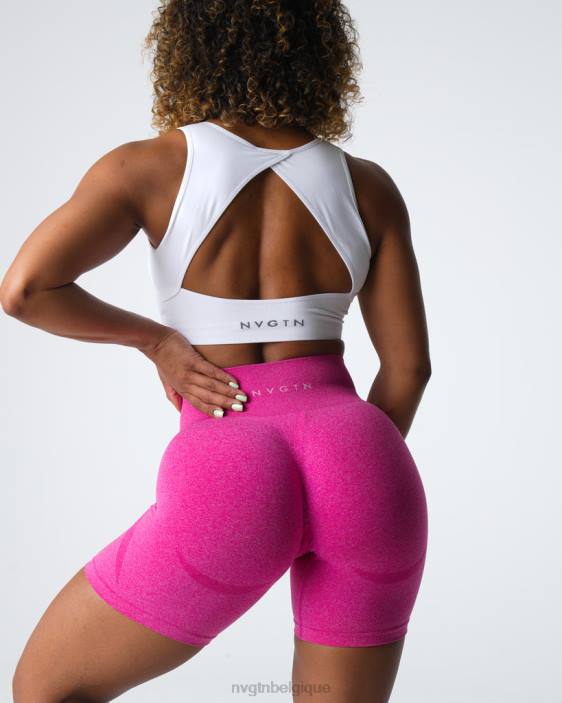 0LFV327 fuchsia aptitude NVGTN femmes short contour sans coutures