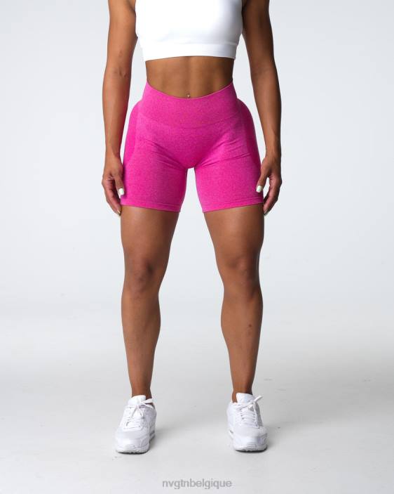 0LFV327 fuchsia aptitude NVGTN femmes short contour sans coutures