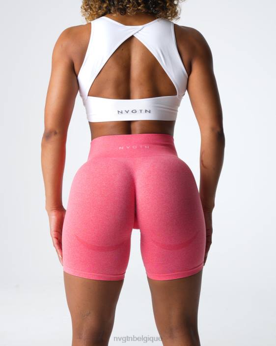 0LFV333 corail aptitude NVGTN femmes short contour sans coutures