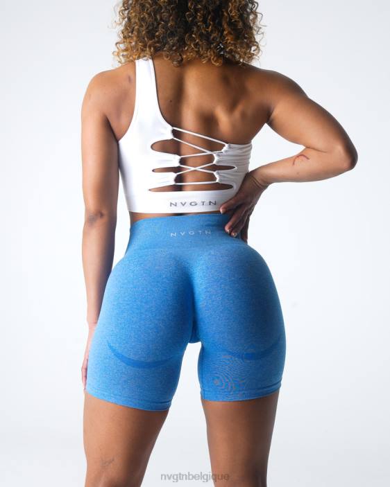 0LFV340 océan bleu aptitude NVGTN femmes short contour sans coutures
