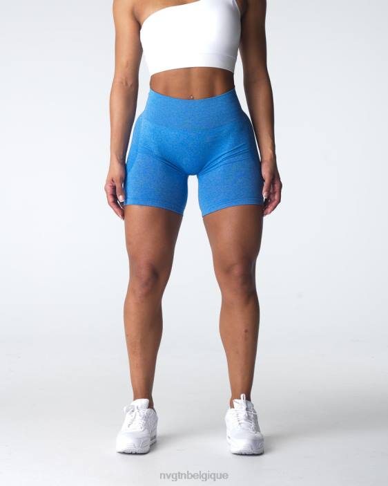 0LFV340 océan bleu aptitude NVGTN femmes short contour sans coutures