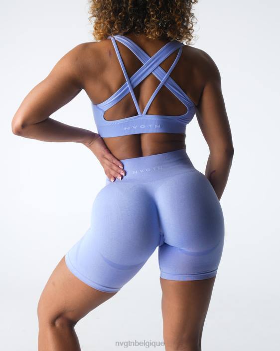 0LFV341 pervenche aptitude NVGTN femmes short contour sans coutures