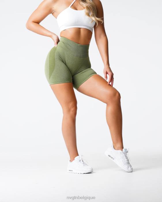 0LFV344 prairie aptitude NVGTN femmes short contour sans coutures