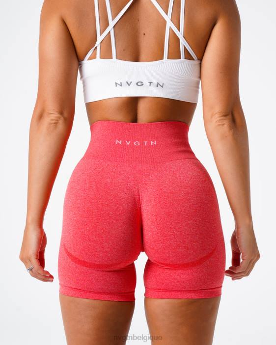 0LFV350 pomme de bonbon aptitude NVGTN femmes short contour sans coutures