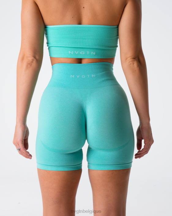 0LFV354 menthe aptitude NVGTN femmes short contour sans coutures