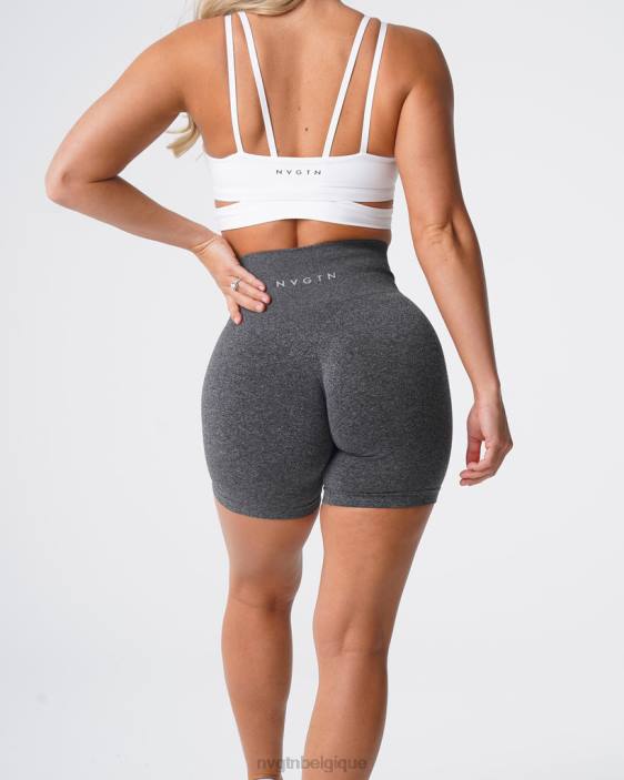 0LFV357 noir moucheté aptitude NVGTN femmes short pro sans couture
