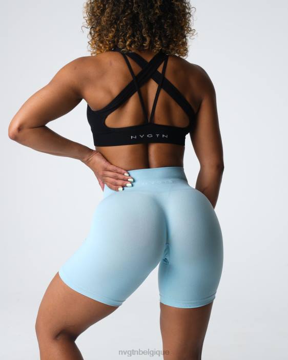 0LFV360 bleu pastel aptitude NVGTN femmes short pro sans couture