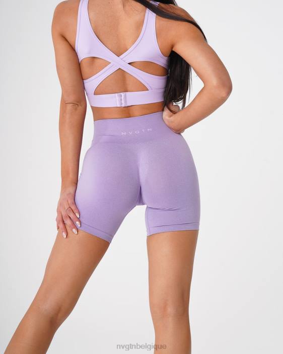 0LFV367 lilas aptitude NVGTN femmes short pro sans couture
