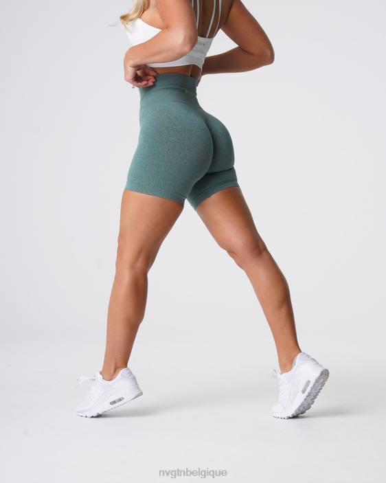 0LFV370 forêt verte aptitude NVGTN femmes short pro sans couture