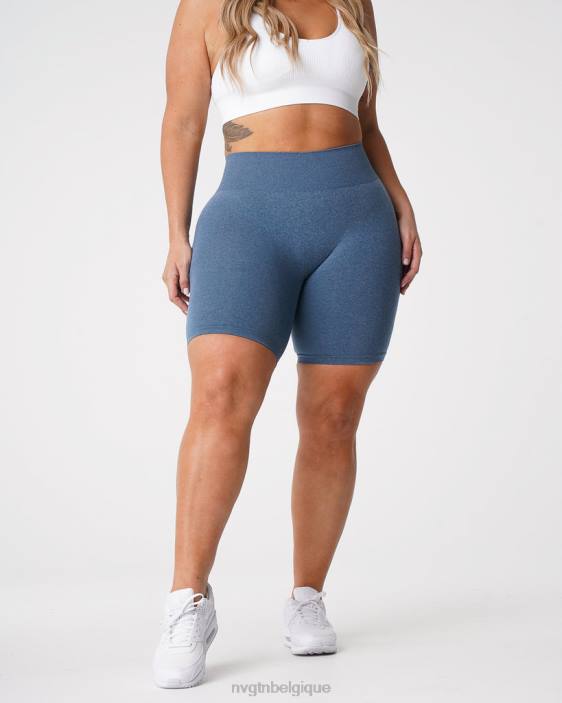 0LFV371 bleu ardoise aptitude NVGTN femmes short pro sans couture