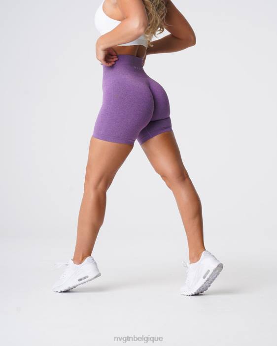 0LFV373 violet aptitude NVGTN femmes short pro sans couture