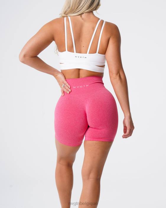 0LFV375 rose vif aptitude NVGTN femmes short pro sans couture
