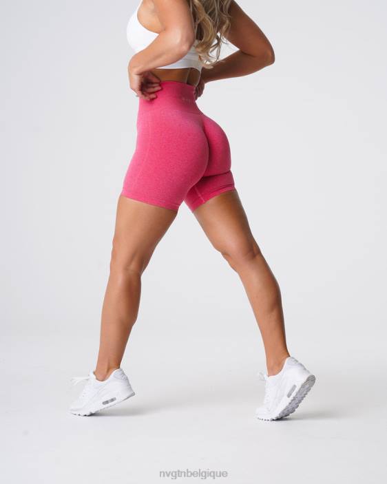 0LFV375 rose vif aptitude NVGTN femmes short pro sans couture