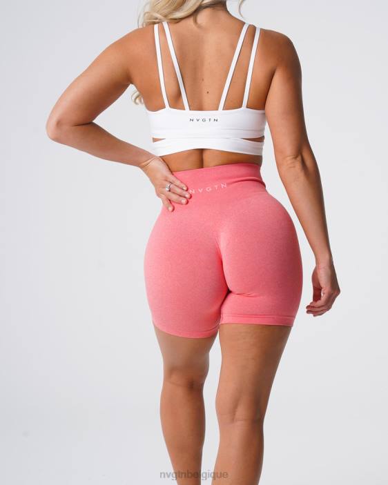 0LFV381 corail aptitude NVGTN femmes short pro sans couture