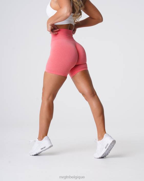 0LFV381 corail aptitude NVGTN femmes short pro sans couture
