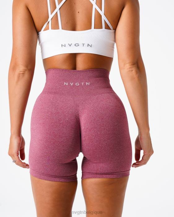 0LFV385 bordeaux aptitude NVGTN femmes short pro sans couture