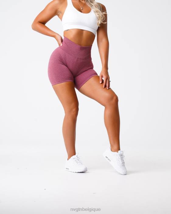 0LFV385 bordeaux aptitude NVGTN femmes short pro sans couture