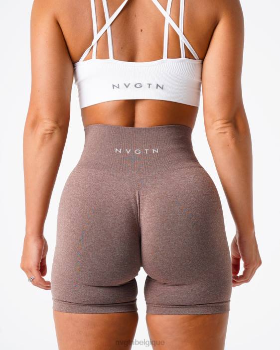 0LFV388 cacao aptitude NVGTN femmes short pro sans couture