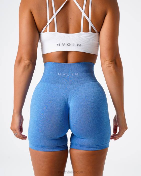0LFV389 océan bleu aptitude NVGTN femmes short pro sans couture