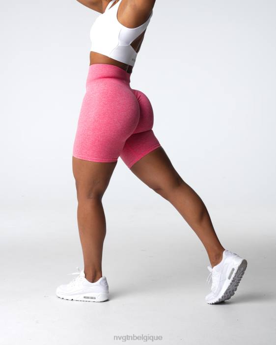 0LFV405 corail aptitude NVGTN femmes short froissé sans coutures