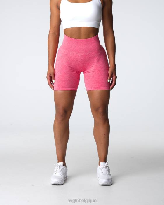 0LFV405 corail aptitude NVGTN femmes short froissé sans coutures