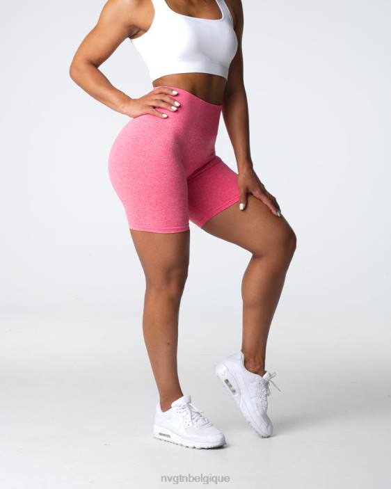 0LFV405 corail aptitude NVGTN femmes short froissé sans coutures