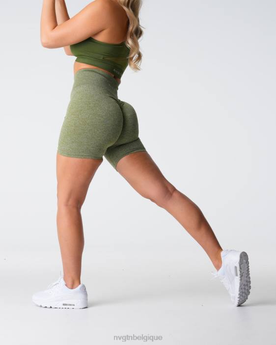 0LFV416 prairie aptitude NVGTN femmes short froissé sans coutures