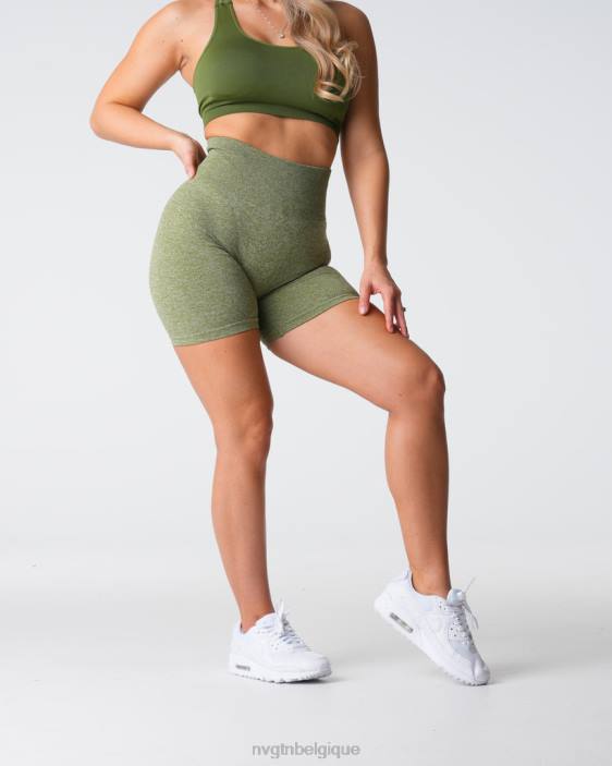 0LFV416 prairie aptitude NVGTN femmes short froissé sans coutures
