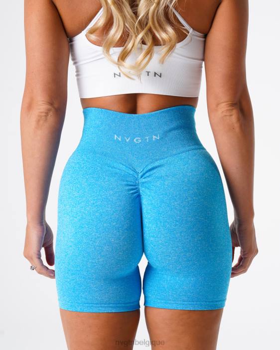 0LFV423 Caraïbes aptitude NVGTN femmes short froissé sans coutures
