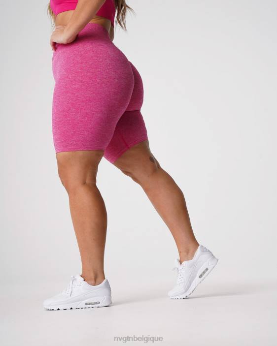 0LFV427 fuchsia aptitude NVGTN femmes short froissé sans coutures