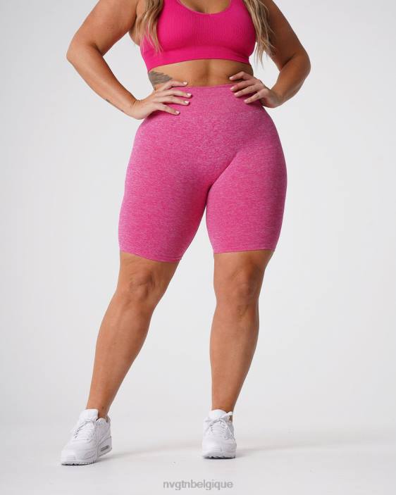 0LFV427 fuchsia aptitude NVGTN femmes short froissé sans coutures