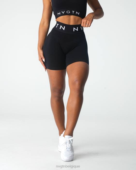 0LFV430 noir aptitude NVGTN femmes short de sport sans couture