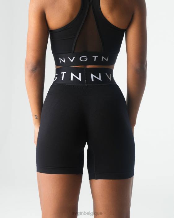 0LFV430 noir aptitude NVGTN femmes short de sport sans couture
