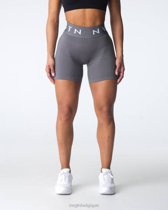 0LFV431 charbon aptitude NVGTN femmes short de sport sans couture