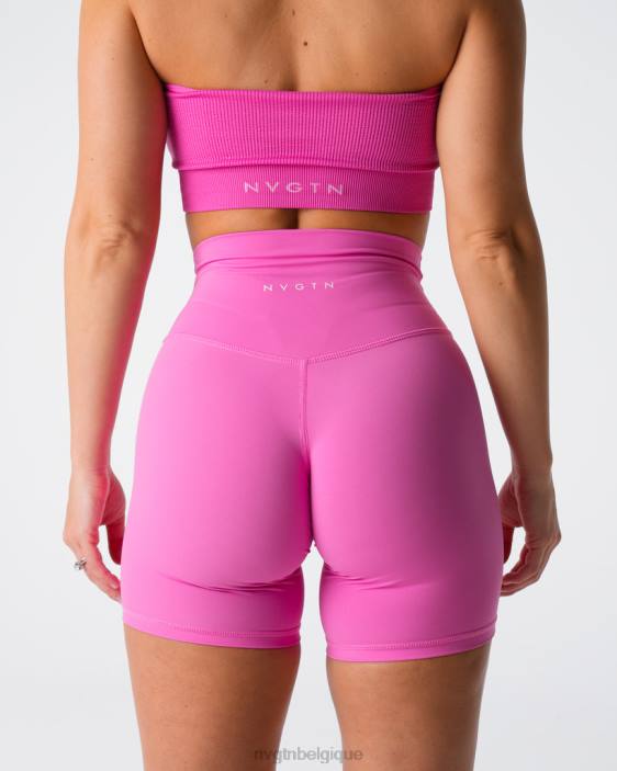 0LFV434 bubble gum rose aptitude NVGTN femmes short emblématique 2.0