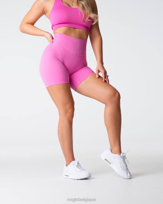 0LFV434 bubble gum rose aptitude NVGTN femmes short emblématique 2.0