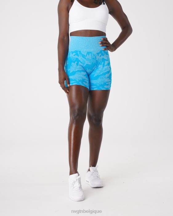 0LFV441 Caraïbes aptitude NVGTN femmes short camouflage sans coutures