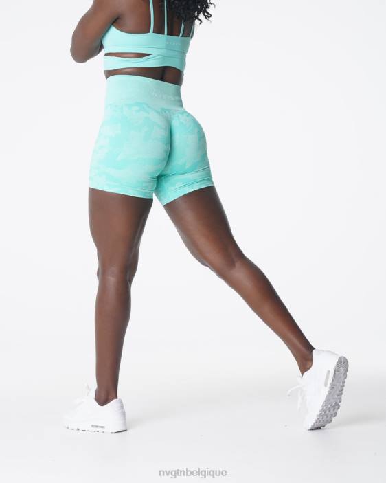 0LFV448 menthe aptitude NVGTN femmes short camouflage sans coutures