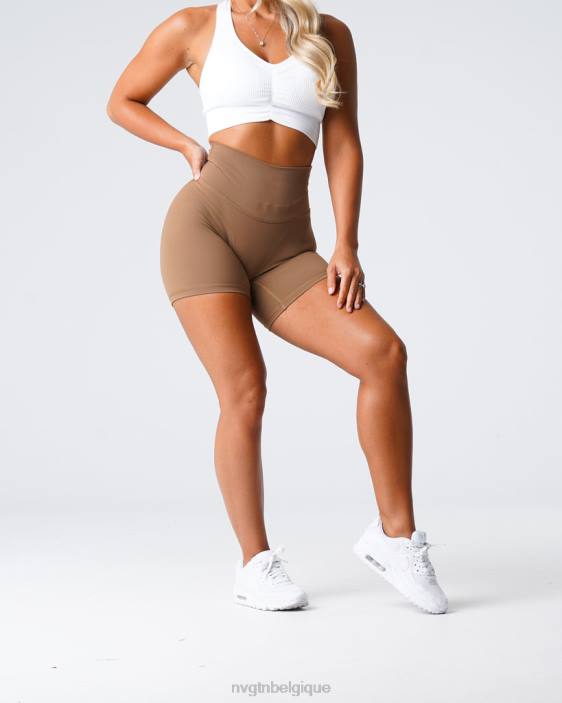 0LFV456 moka aptitude NVGTN femmes short emblématique 2.0