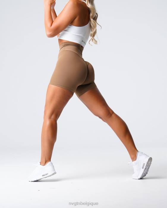 0LFV456 moka aptitude NVGTN femmes short emblématique 2.0