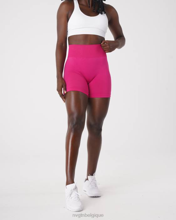 0LFV462 magenta aptitude NVGTN femmes short uni sans couture