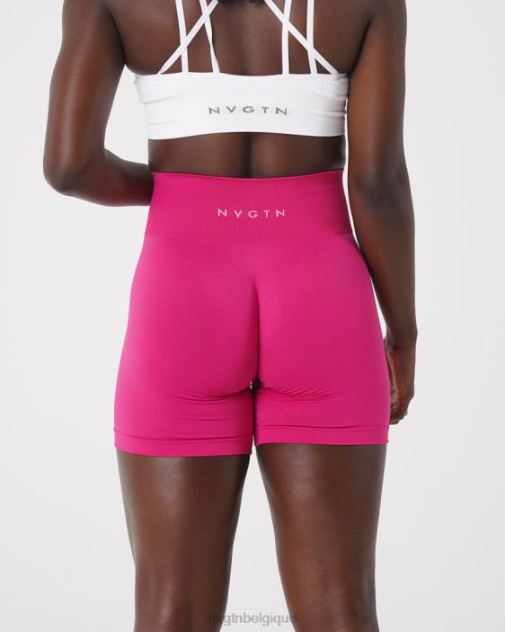 0LFV462 magenta aptitude NVGTN femmes short uni sans couture