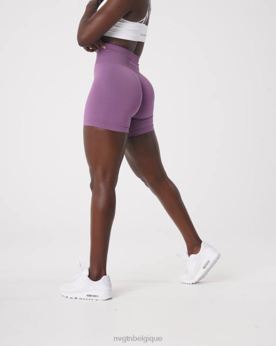 0LFV463 orchidée aptitude NVGTN femmes short uni sans couture