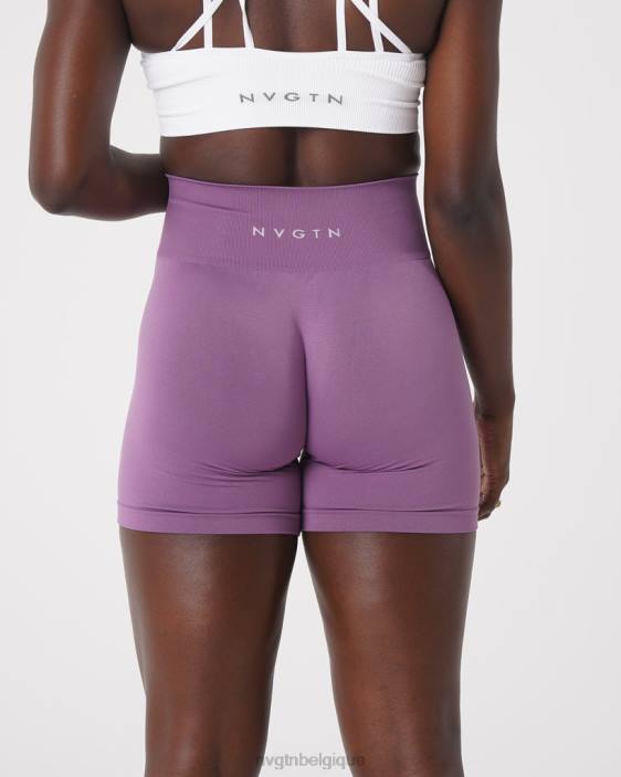 0LFV463 orchidée aptitude NVGTN femmes short uni sans couture