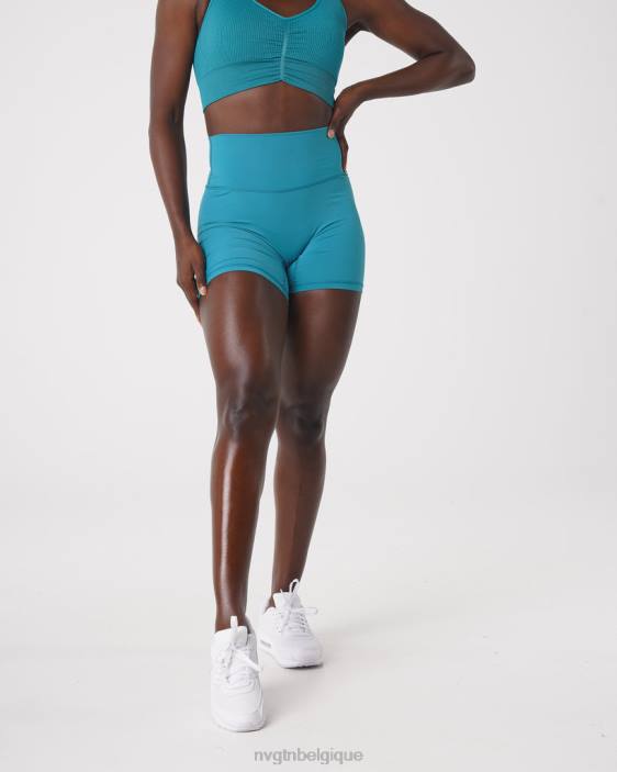 0LFV464 sarcelle aptitude NVGTN femmes short emblématique 2.0