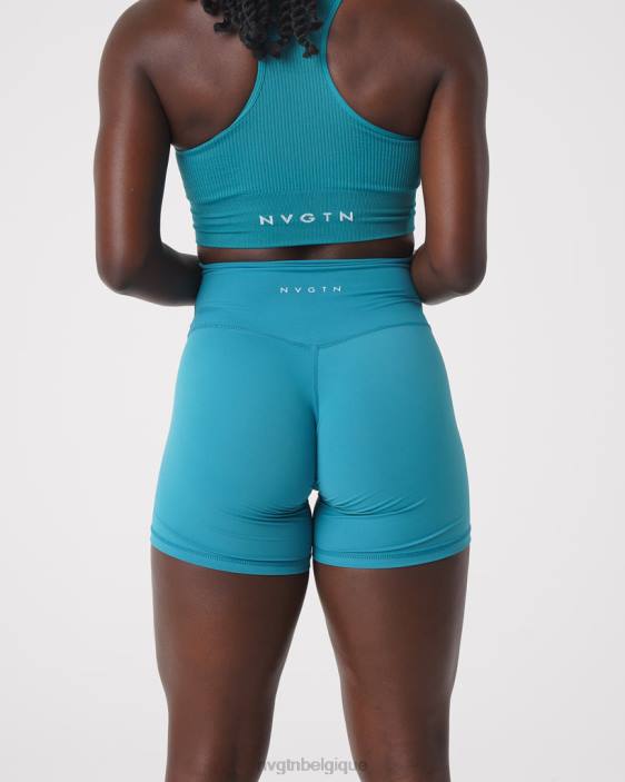 0LFV464 sarcelle aptitude NVGTN femmes short emblématique 2.0