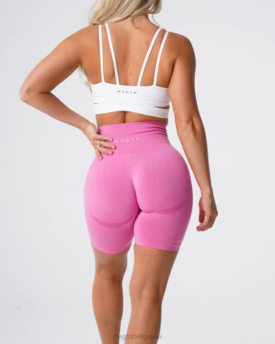 0LFV479 bubble gum rose aptitude NVGTN femmes short de motard