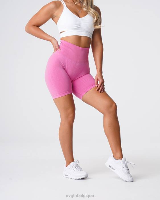 0LFV479 bubble gum rose aptitude NVGTN femmes short de motard