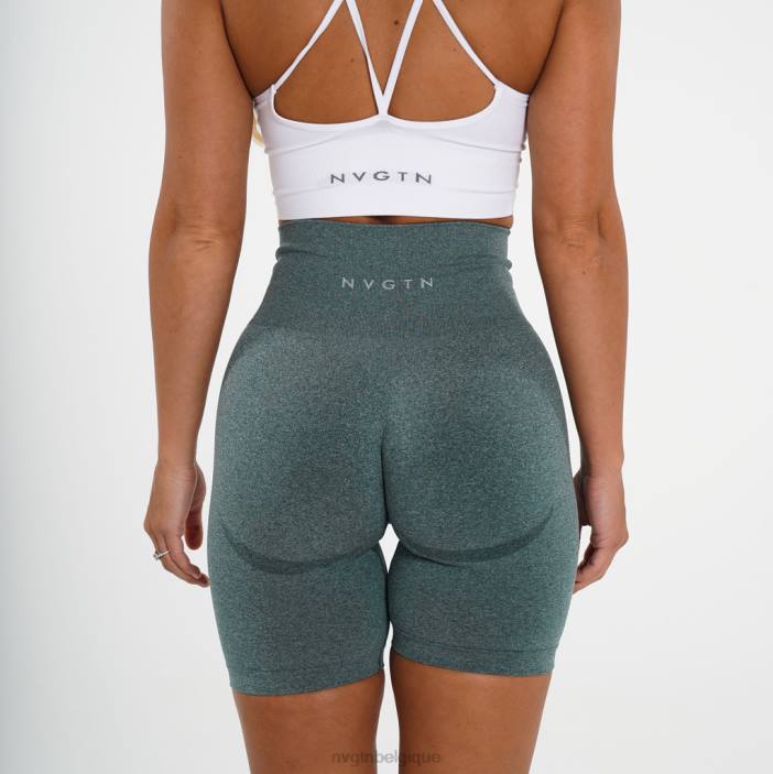 0LFV483 forêt verte aptitude NVGTN femmes short de motard